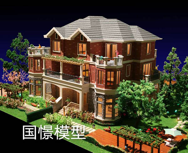 玛多县建筑模型