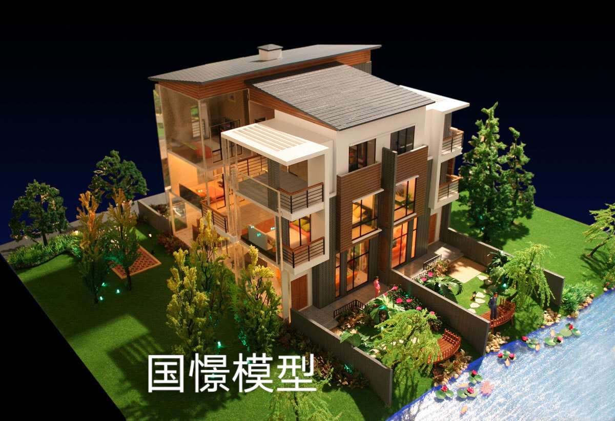 玛多县建筑模型